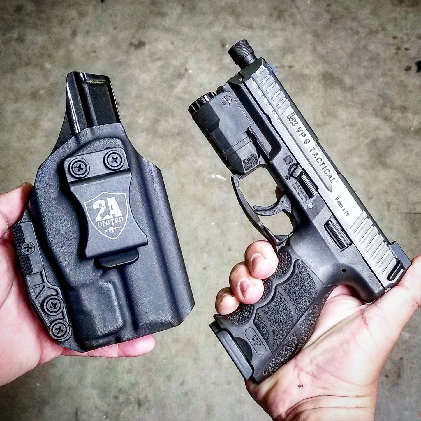 Covert IWB Light Bearing Holsters