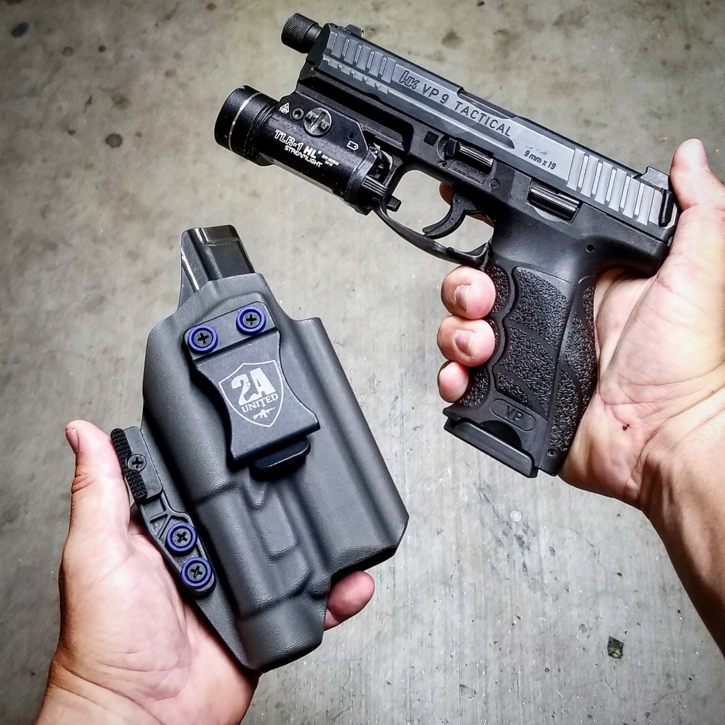 Covert IWB Light Bearing Holsters