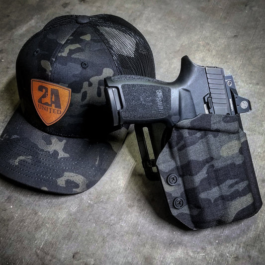 Multicam Black Curved Trucker